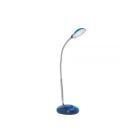 Kunststoff Schreibtischlampe Blau, Marenthe, 2W, 6000K LED, mit Schalter