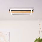 Holz Deckenlampe Schwarz, Fannie, 24W, 3000K LED