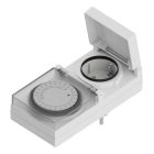 Wasserdichte Schaltuhr Steckdose mit 24-Stunden-Timer, IP44