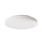 Weiße moderne Deckenlampe Kunststoff, Kos, 16W, 3000K LED