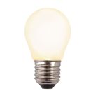 Dimmbare E27 LED Lampe, P45, 3w, weiß Glas, 2700k