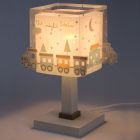 Grüne Kinder Tischleuchte Kunststoff, Train, mit Schalter