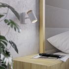 Weiße moderne Wandstrahler Stahl, Conradus, IP44