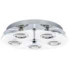 Chrom moderne Deckenlampe Glas, Lusie