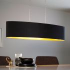 Goldene moderne Pendelleuchte Stoff, Terme