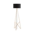 Kupfer design Stehlampe Metall, Viola, mit Schalter