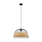 Rattan Pendelleuchte Braun, Guillaume