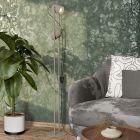 Braune vintage Stehlampe Stahl, Tjitte, mit Schalter