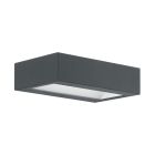 Anthrazit moderne Außenleuchte Stahl, Simen, 4W, 3000K LED, IP44