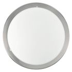 Nickel Deckenlampe Glas, Agena