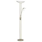 Bronze design Leselampe Stehlampe Glas, Brava, mit Schalter