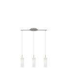 Nickel Pendelleuchte Glas, Ciuda