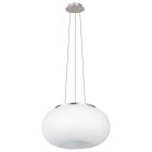 Nickel design Pendelleuchte Glas, Skyler