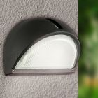 Schwarze Außenleuchte Aluminium, Gemma, IP44