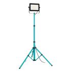 Blaue Arbeitsscheinwerfer Aluminium, Angelos, 100W, 4000K LED, IP65, mit Schalter