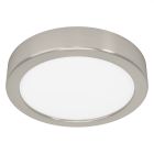 Nickel Deckenlampe Kunststoff, Geraldo, 11W, 3000K LED