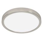 Nickel Deckenlampe Kunststoff, Geraldo, 20,5W, 3000K LED