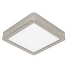 Nickel Deckenlampe Kunststoff, Geraldo, 11W, 3000K LED