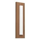 Braune moderne Außenleuchte Aluminium, Bernardo, 7W, 3000K LED, IP44