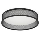 Schwarze Deckenlampe Stahl, Jolene, 20W, 3000K LED