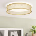 Messing Deckenlampe Stahl, Jolene, 20W, 3000K LED