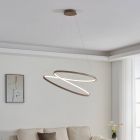 Beige moderne Pendelleuchte Aluminium, Ties, 42W, 3000K LED