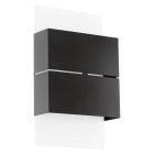 Schwarze moderne Außenleuchte Metall, Ishaya, 3W, 3000K LED, IP44