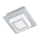 Silberne moderne Deckenlampe Kunststoff, Elsien, 3W, 3000K LED