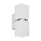 Chrom design Up down Wandleuchte Metall, Annely