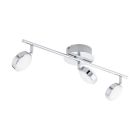 Chrom moderne Deckenstrahler Stahl, Tjark, 5W, 3000K LED