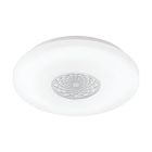 Weiße moderne Deckenleuchte Kunststoff, Carmela, 24W, 3000K LED