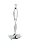 Chrom moderne Tischleuchte Aluminium, Arantxa, 5W, 3000K LED, mit Schalter
