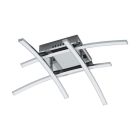 Chrom moderne Deckenlampe Aluminium, Josua, 5W, 3000K LED
