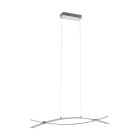 Chrom moderne Pendelleuchte Aluminium, Josua, 9W, 3000K LED