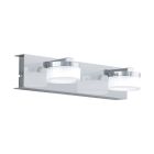 Chrom moderne Wandleuchte Kunststoff, Busra, 7W, 3000K LED, IP44
