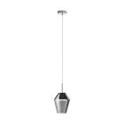 Graue moderne Pendelleuchte Glas, Carl