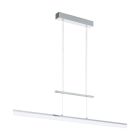 Chrom moderne Pendelleuchte Kunststoff, Cassandra, 13W, 3000K LED
