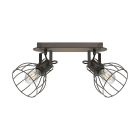 Holz Deckenstrahler Braun, Tjarda