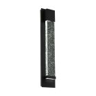 Schwarze moderne Außenleuchte Aluminium, Yvanca, 3W, 3000K LED, IP44