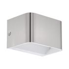 Nickel Wandleuchte Aluminium, Tjalle, 6W, 3000K LED