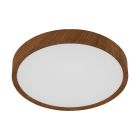 Braune moderne Deckenlampe Kunststoff, Jouk, 33W, 3000K LED