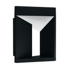 Schwarze moderne Außenleuchte Aluminium, Lyke, 10W, 3000K LED, IP54