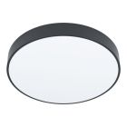 Schwarze Aufbauspot Stahl, Zippora, 18W, in Lichtfarbe einstellbare LED
