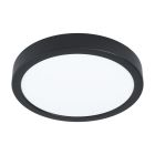 Schwarze Deckenleuchte Stahl, Pascale, 16W, 4000K LED