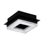 Schwarze design Deckenlampe Stahl, Arjo, 4W, 3000K LED