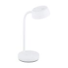 Weiße Tischleuchte Kunststoff, Annelin, 4W, 3000K LED, mit Schalter
