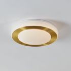 Goldene Badezimmer Deckenleuchte Kunststoff, Amina, 3,6W, 3000K LED, IP44