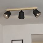 Holz Deckenstrahler Braun, Teddy