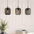 Schwarze industrielle Pendelleuchte Aluminium, Pietro