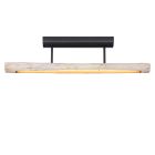 Holz Deckenleuchte Braun, Abbas, 15W, 3000K LED